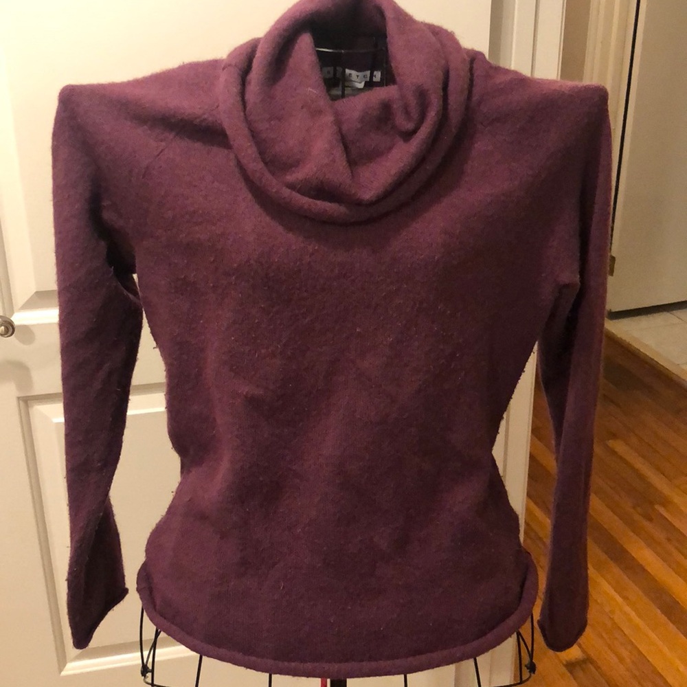 Gap purple cowl neck sweater